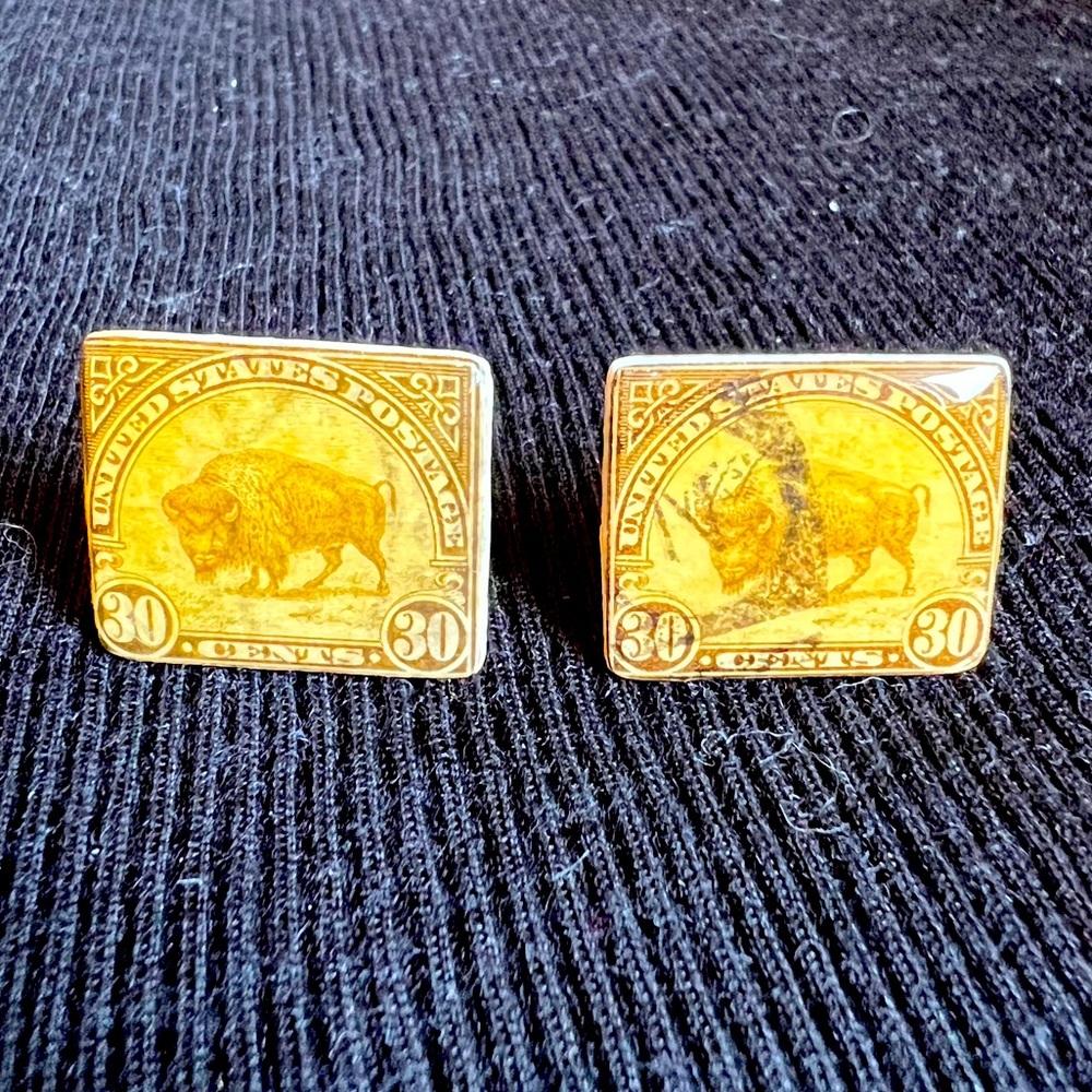US Postage Stamp Cufflinks